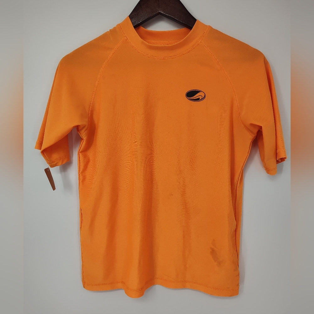 Arizona Jean Company Vibrant Orange Kids Rashguard Size Youth Large, 14/16